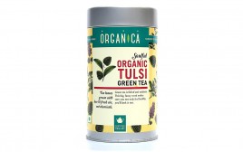 Organica Soulful Organic Tulsi Green Tea  Container  100 grams